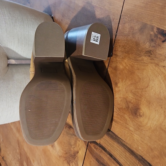 Sun & Stone Tan Leather Ankle Boots. Sz 5m. Nwt - Picture 3 of 6